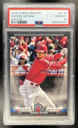 2018 Topps Update Shohei Ohtani Salute Rookie RC #S-39 Angels PSA 10 GEM MINT