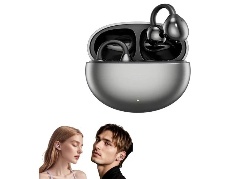 TWS Wireless Bluetooth Headphones Ear Clip Bone Conduction Open Sports Wireless - Image 2 of 4