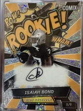 2025 Wild Card Comix Isaiah Bond 1/1 Auto Plus A 3/5 And A 16/18