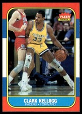 1986-87 FLEER CLARK KELLOGG #58