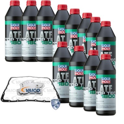 12 L Liqui Moly Top Tec ATF 1800 VAICO Getriebeölfilter für Nissan 370 Z 3.7