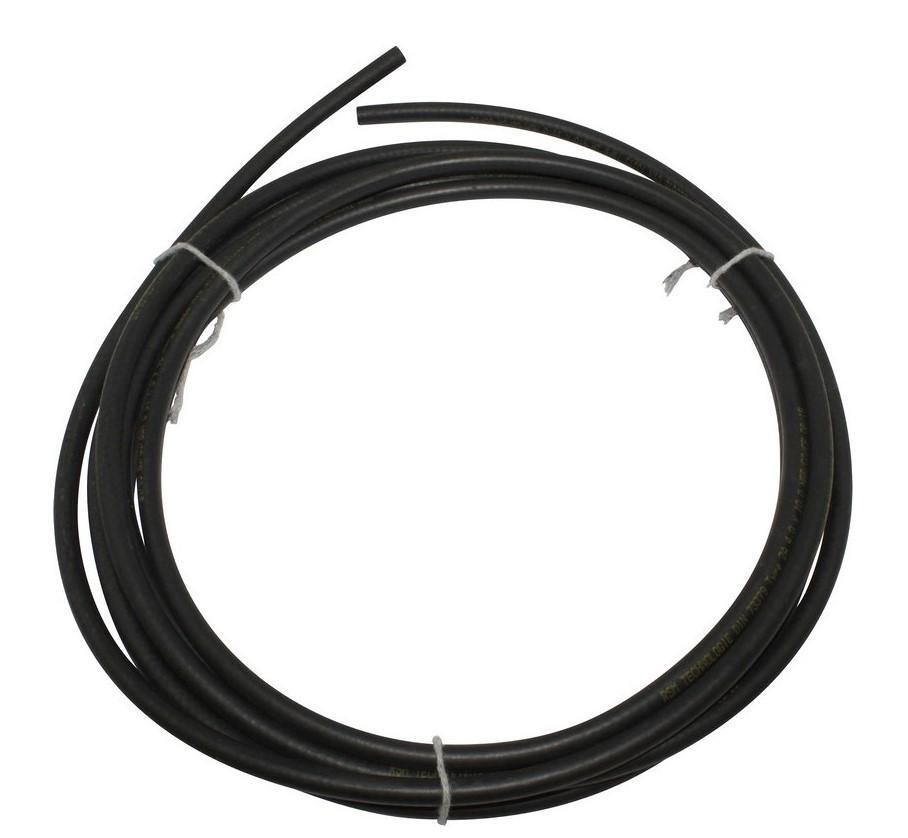 Durite essence 4x10 haute résistance noir intense avec armature textile premium