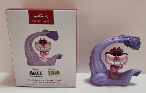 Hallmark Keepsake Christmas Ornament Cheshire Cat Funko Pop 2024 New - Picture 1 of 17