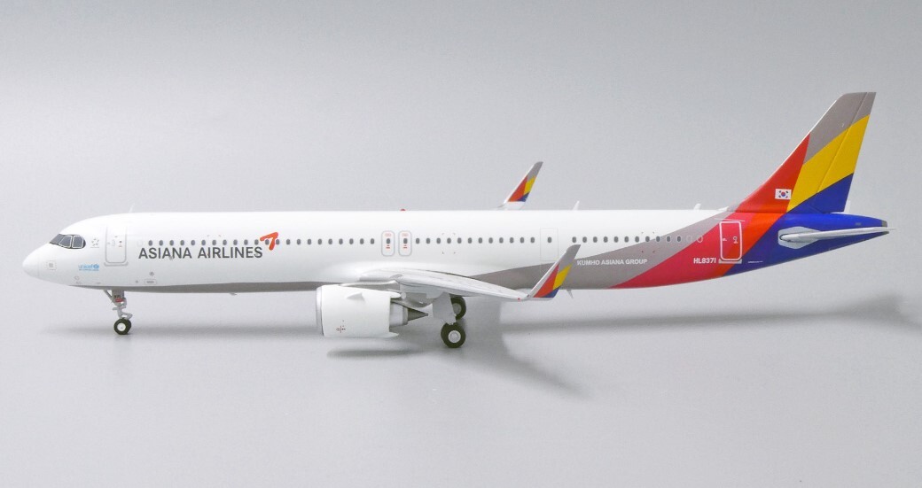 1:200 JC Wings Asiana Airlines AIRBUS A321Neo Airplane Diecast