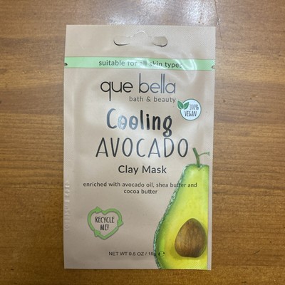 Que Bella Cooling Avocado Clay Face Mask