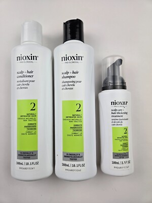 Nioxin System Kits, Cleanse, Condition, Hydrate Sensitive or Dry Scalp, Reduces