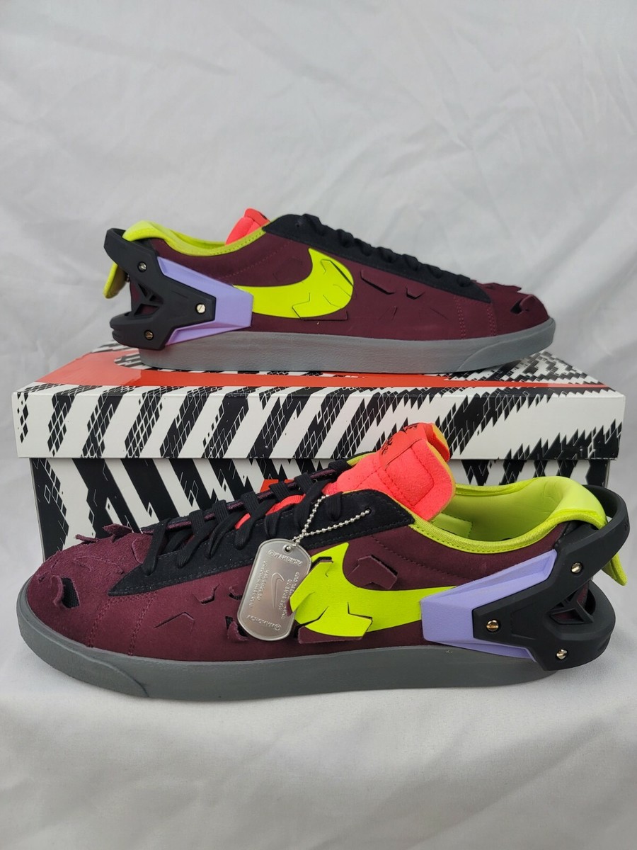 【美品】⭐️NIKE×ACRONYM BLAZER DN2067-600 Nike x Acronym Blazer Low Night Maroon DN2067-600 Men's Size