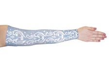 CLAIRE Compression Sleeve by LYMPHEDIVAS, Gauntlet Option, ANY SIZE & LEVEL, New