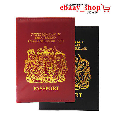 PASSPORT HOLDER FOR UK /& EUROPEAN LOGO PASSPORT PROTECTION COVER FOR UK PEOPLE