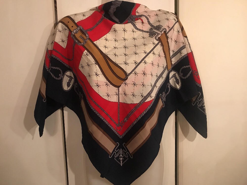 FAB! Vintage 100% Authentic TRUSSARDI Thick Chiffon 100% Silk Scarf 34 x  34 | eBay