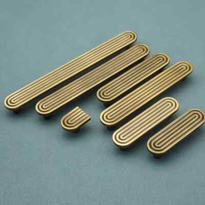 Multi-Size Color Vintage Brass Handles Wardrobe Cabinets Dresser Drawer Handles