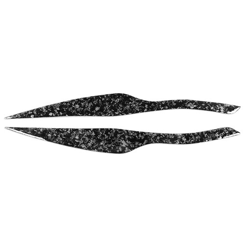 Headlight Eyebrow Eyelid Cover Trim Car For BMW 3 Series E90 E91 2005-2012 Pair - Picture 2 of 9