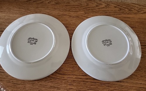 2 Mikasa Epiqure One ECHO Blue Dinner Plates 11.25" Lot of 2 Mid-Century Modern - Picture 7 of 11