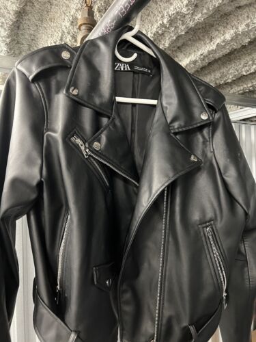Zara L XX Leather Black  Style Jacket