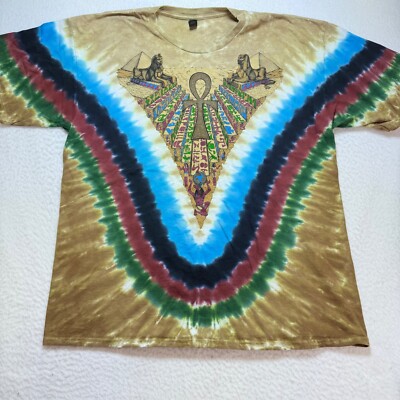Gildan Egyptian pyramids Dye T-Shirt 2XL Ankh Graphic Ankh, Sphinx, Giza, Osiris