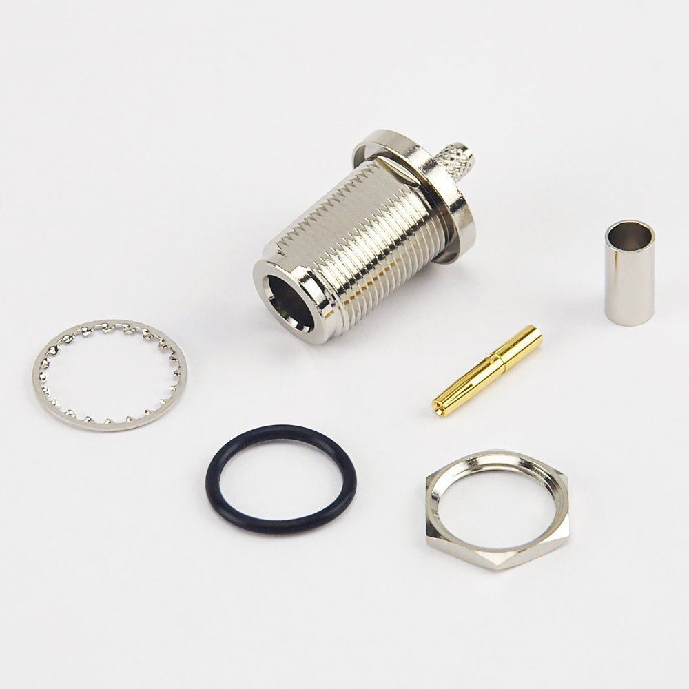 N-Type Female Crimp Connector Coaxial RG58 Cable Crimp Easy To Use