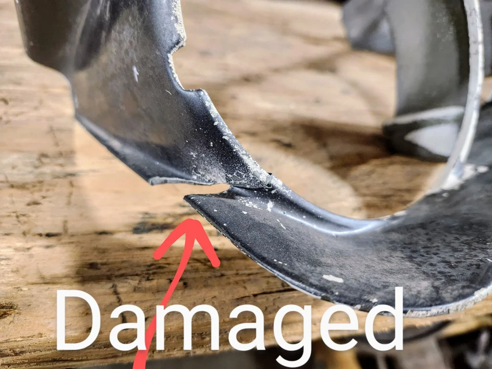 68-72 C3 Corvette LEFT Headlight Bezel Lamp Trim METAL Drivers Side DAMAGED - Image 3 of 4