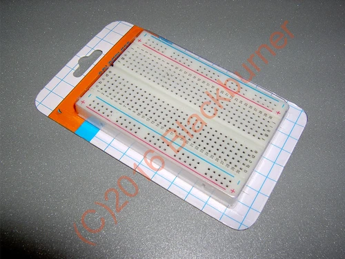 1-5x Mini Steckbrett Breadboard 400 Kontakte 85x55mm (ARDUINO/RASPBERRY PI)MB102