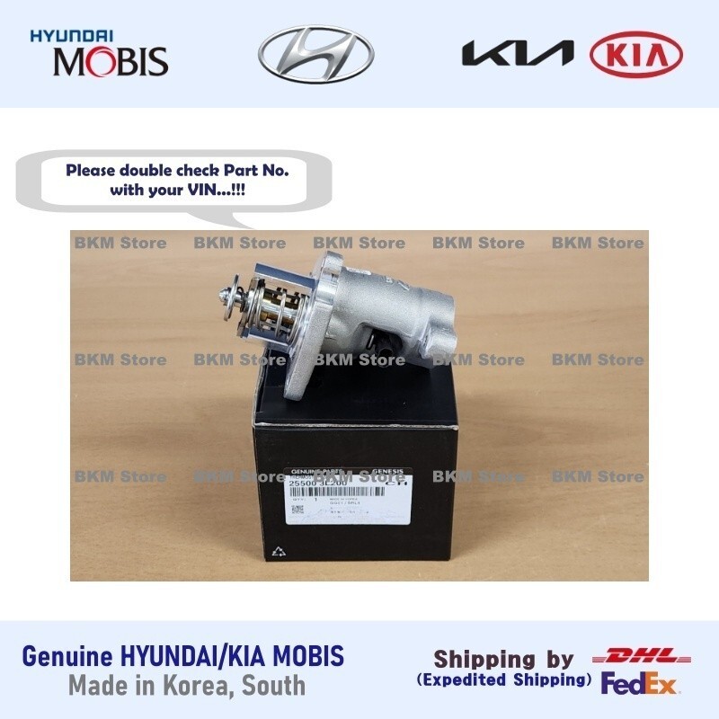 Genuine 255003L200 Thermostat Assy for Genesis G90, G80, G70, Kia