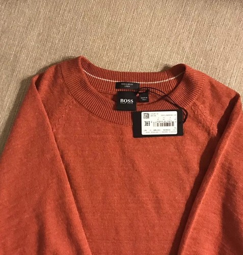 Hugo Boss T-shirt Linen Jersey Size Small - Picture 3 of 3