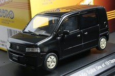 Modellino auto pressofuso Ebbro 43424 scala 1:43 2002 Honda Spike Mobilio nero perlato