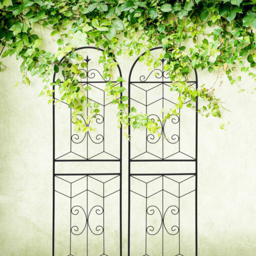 Metal Garden Trellis Rustproof Trellis, Climbing Plants Outdoor Flower Support - Picture 2 of 7