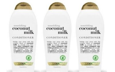 BL Ogx Conditioner Coconut Milk 25.4 oz - THREE PACK
