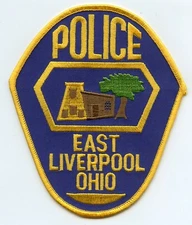 EAST LIVERPOOL OHIO OH POLICE PATCH
