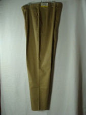 Lady Edwards Women's Pants Size 20 Tan NWT Unhemmed Pleats Style 8610-015