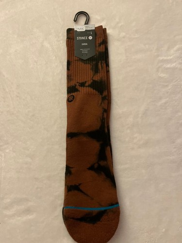 Chaussettes Stance Hudson - Taille L (9-13) - Mi-mollet Rayé Bleu - Confort Et Maintien Pour Quotidien