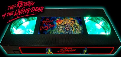 Return of the Living Dead (1985) - Retro VHS Lamp +Remote Control - 80s Zombie