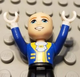 Lego Friends Disney Princess Beast / Prince Adam Mini Doll Small Eyes From 41067