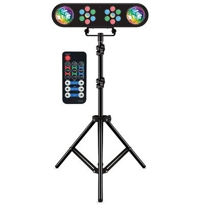 CFX Partyvibe 2 PAR-T Bar LED Partybar und Ständer Kit DJ Gig Beleuchtung RGB Disco