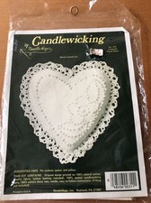 Candlewicking By Needle Magic 311 Victorian Floral Heart Kit - NEW old Stock