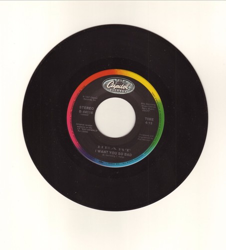 Heart I Want You So Bad 1988 Vinyl 45