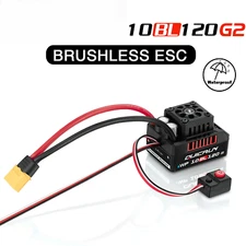 Waterproof Speed Controller Brushless ESC XT60 Plug 2-4S Lipo 1/12 RC Car Toy