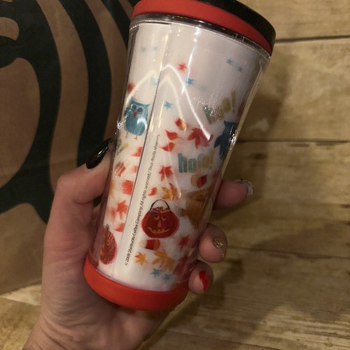 Starbucks 2007 Mini Tumbler Cup w/Iridesent Halloween Features 8 oz EUC - Picture 3 of 9