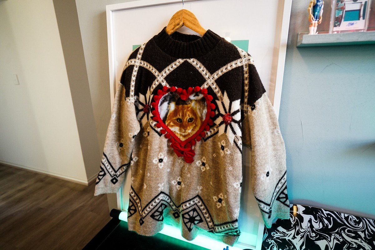 Ugly Christmas Sweater Cat Australia