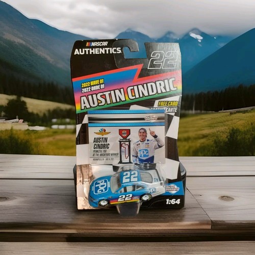 NASCAR AUTHENTICS.. AUSTIN CINDRIC.. 2022 WAVE 01.. RACED VERSION.. 1:64 .. PPG - Picture 2 of 3