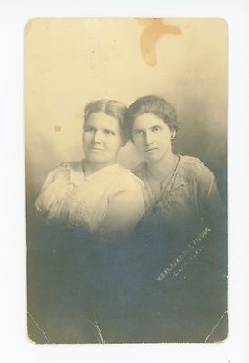 Heilman Studio RPPC Waco TX Women Antique Photo AZO 1910s