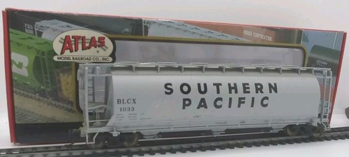 ATLAS HO ACF 6 BAY ZYLINDRISCHER HOPPER 1966-1 SOUTHERN PACIFIC 491010 BOXED WAGON | Zustand: Used