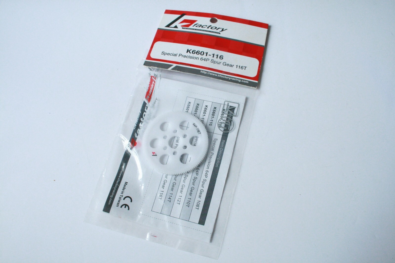 K-Factory Special Precision 64dp Spur Gear (116T) For Team Magic E4 - K6601-116