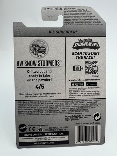 Hot Wheels HW Snow Stormers 4/5 Ice Shredder - Picture 7 of 7