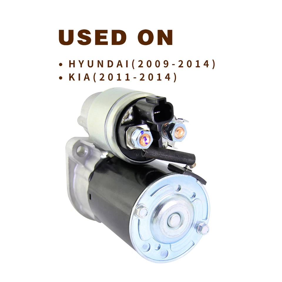 Starter For Hyundai Sonata Santa Fe Kia Optima 2010 2011 2012 2013 GL Premium - Imagem 4 de 4