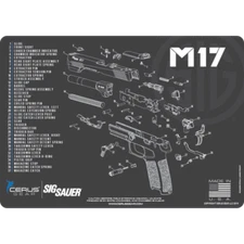 For Sig Sauer M17 P320 PREMIUM Armorers Cleaning Bench Mat Made in USA 