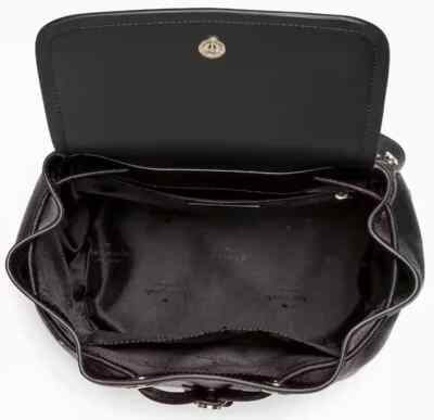 Kate Spade Rosie Flap Backpack Black Pebbled Leather KB714  display picture 2