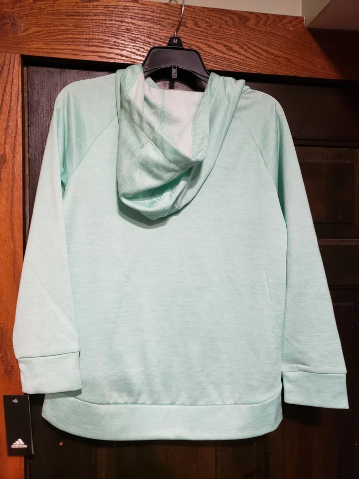 Adidas девочек толстовка с капюшоном ярко зеленый толстовка размер 10/12. Новый. Все сезоны.  - Изображение 3 из 4