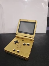  Nintendo Game Boy Advance SP - Custom Zelda Triforce  AGS 001 w New Battery 