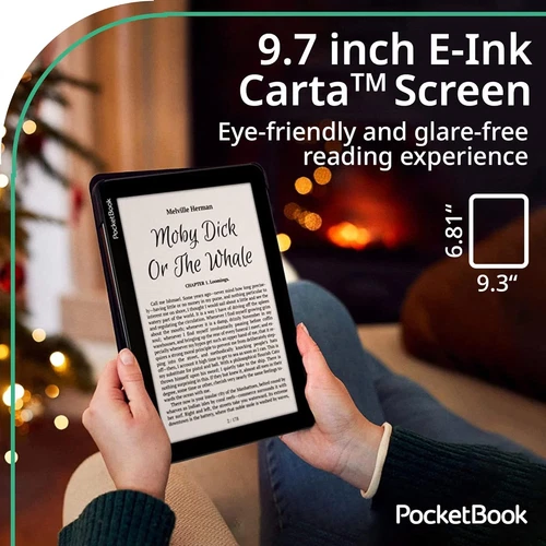 PocketBook InkPad Lite | Lector de libros electrónicos con pantalla grande de tinta electrónica 9,7ʺ | Gris - Imagen 2 de 7