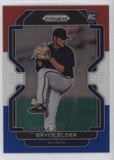 2022 Panini Prizm Red White & Blue Prizm Bryce Elder #77 0a3